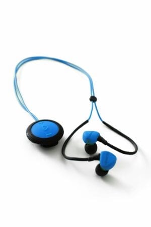 Bluetooth Sportøretelefoner Boompods Race Blue