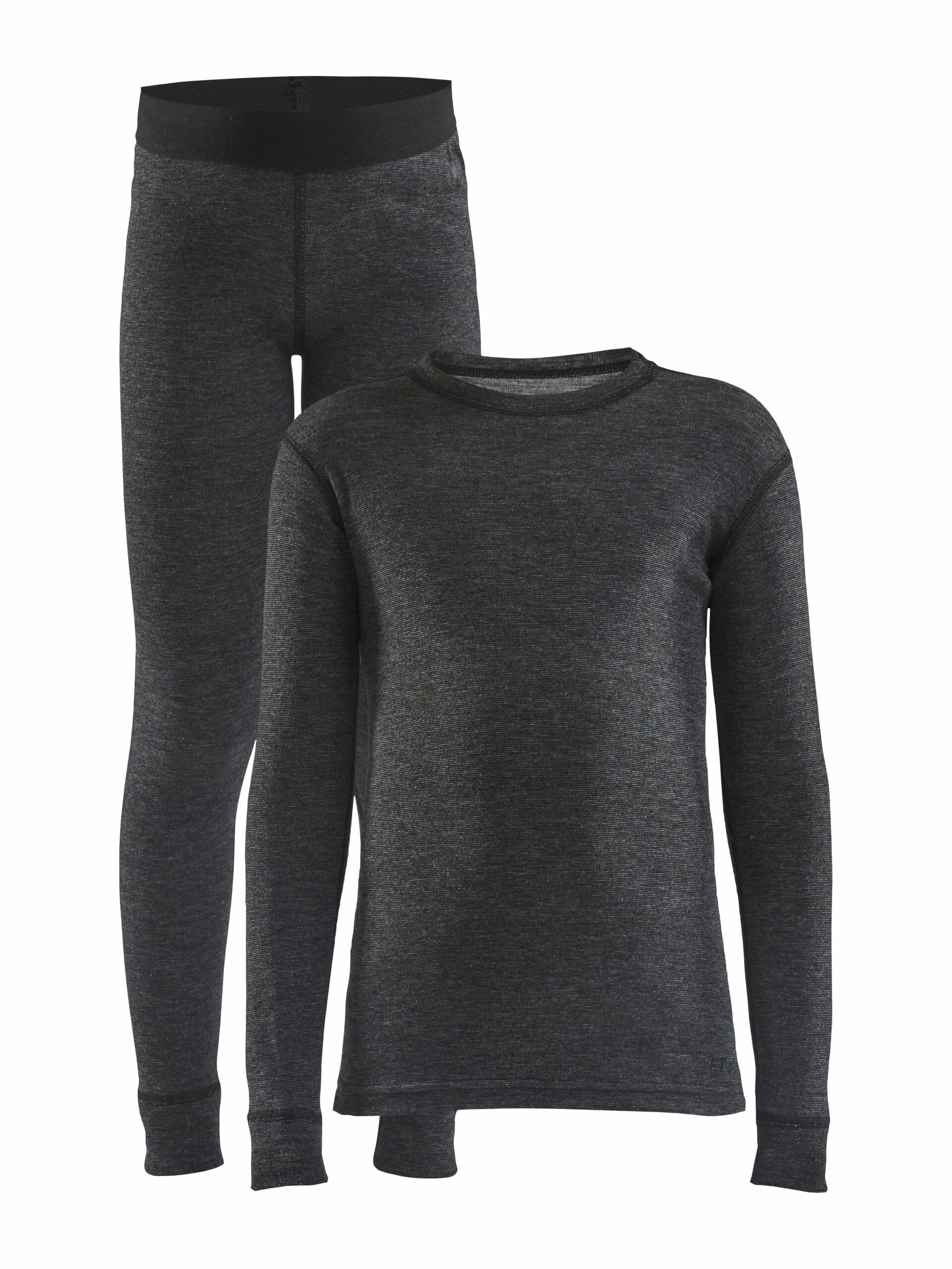 Craft - Core Merino Uld Sæt J - Sort Melange 98104
