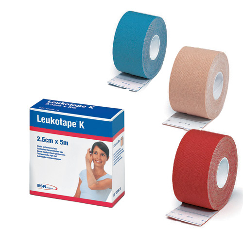 BSN Kinesiologi Tape 25cm x 5m - Blå