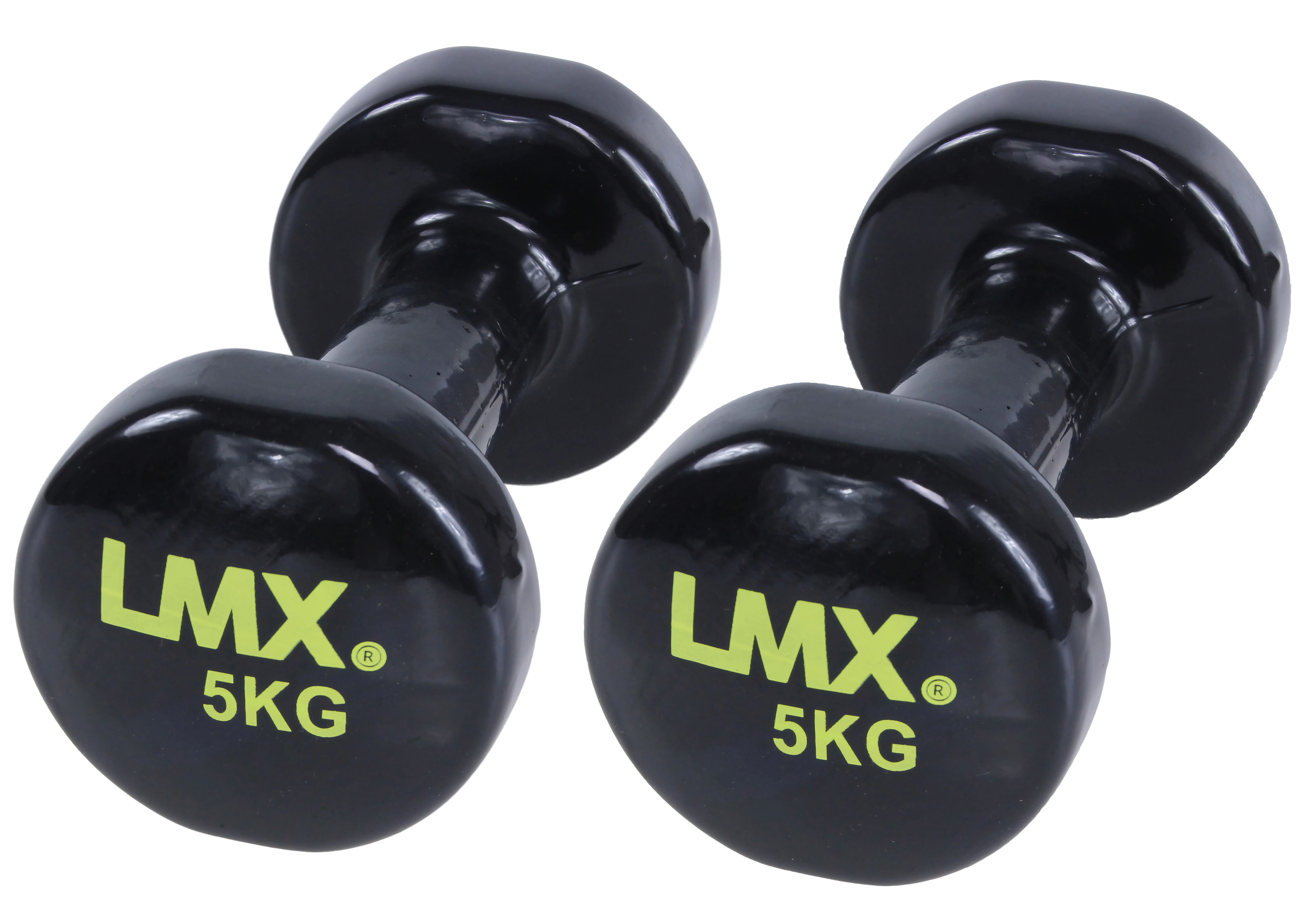Lmx 5 Kg Vinyl Håndvægte - Sort Sæt