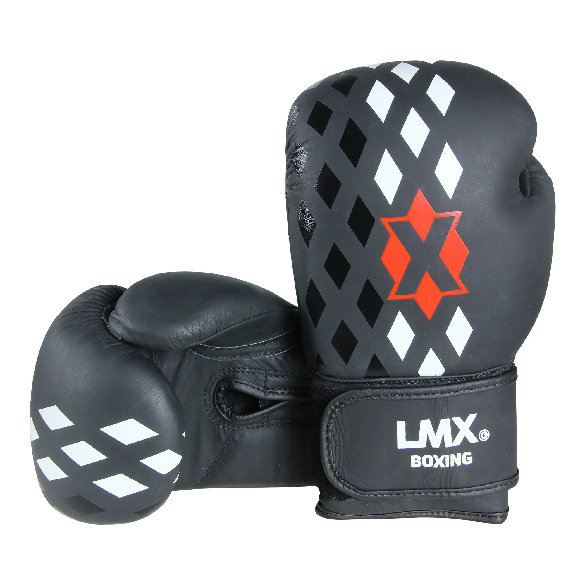 Lmx Læder Boksehandsker 14 Oz med Velcro